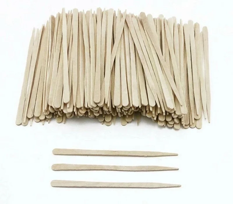 
Biodegradable disposable wooden eyebrow waxing spatula 3.5 inch 100pcs/bag 