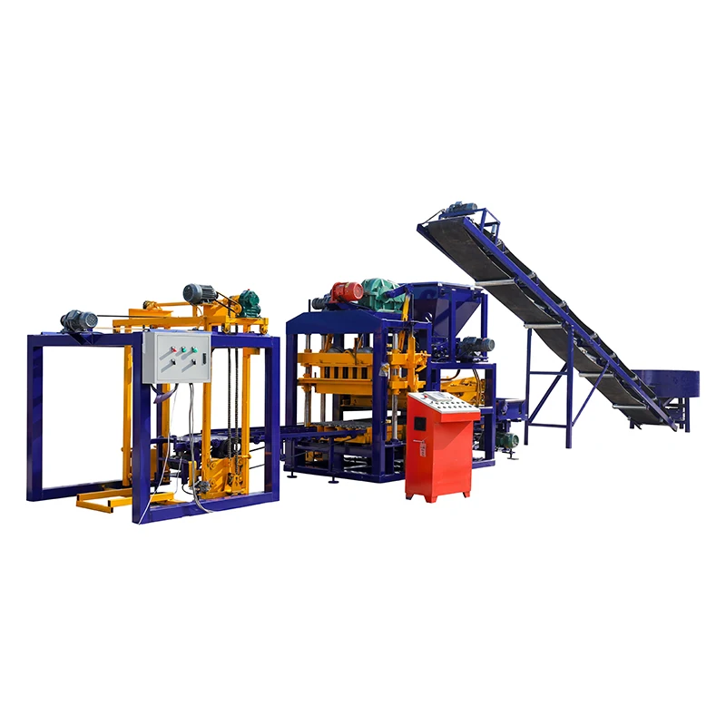 QT4-25 paving block machine Concrete Hollow Block Making Machine