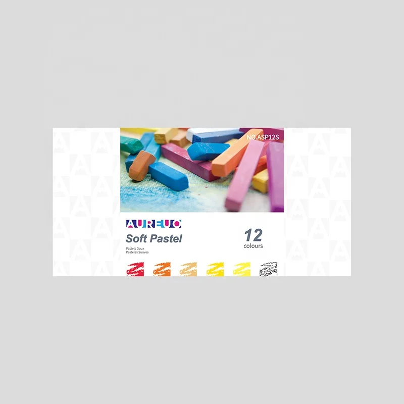 AUREUO, хит продаж, гарантия качества, экономичные мягкие мелки для пастели, 12 шт. в упаковке