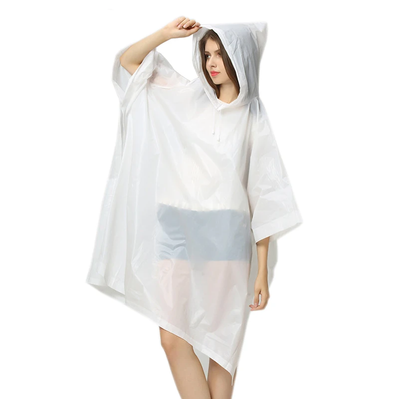 Водонепроницаемый плащ-пончо для взрослых