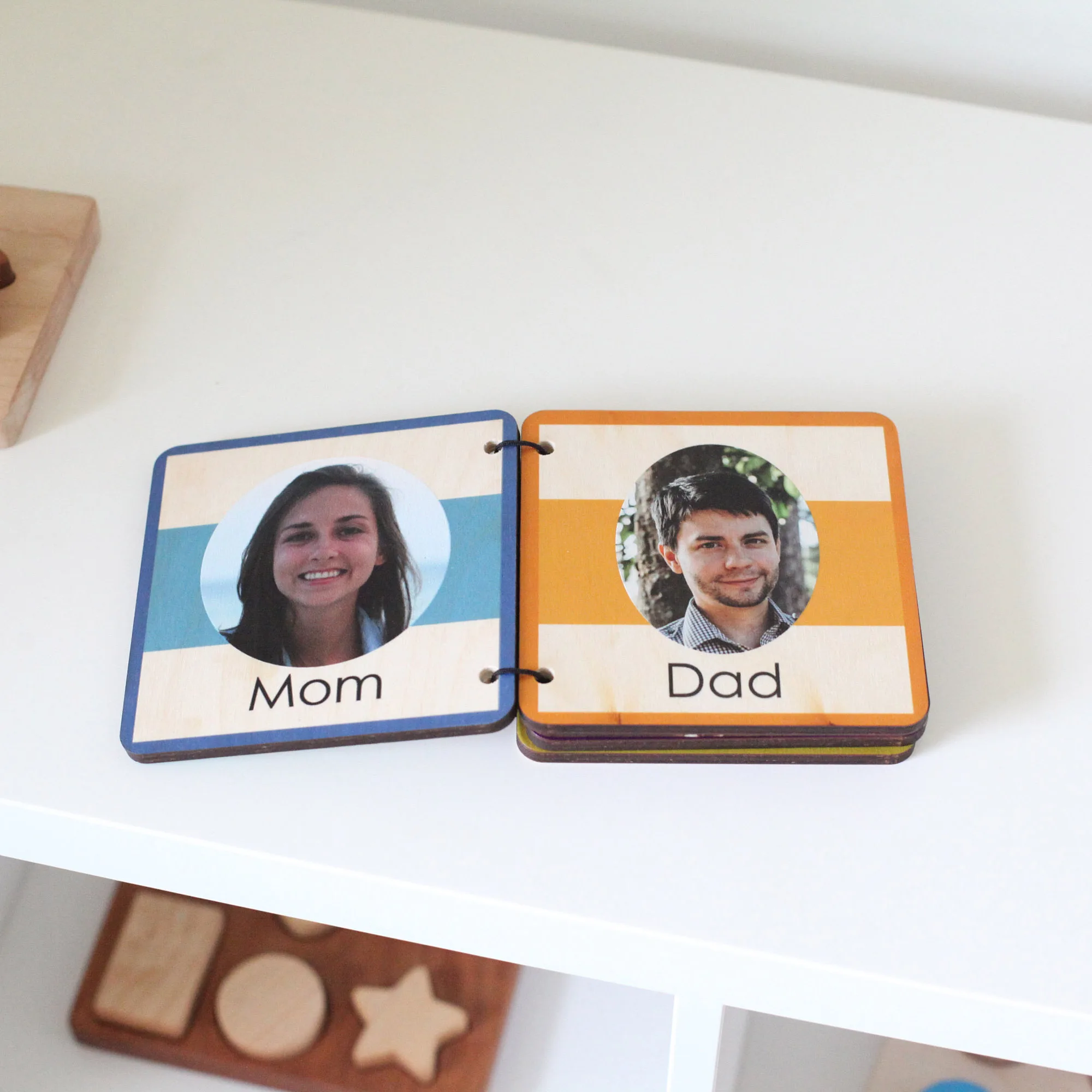 Custom Montessori Toddler Family Book Custom Photo Book