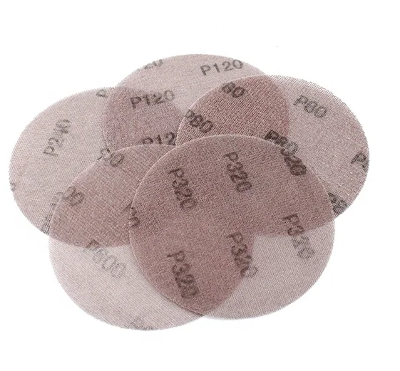 Mesh Abrasive net sanding disc 5inche anti-blocking sandpaper sanding disc