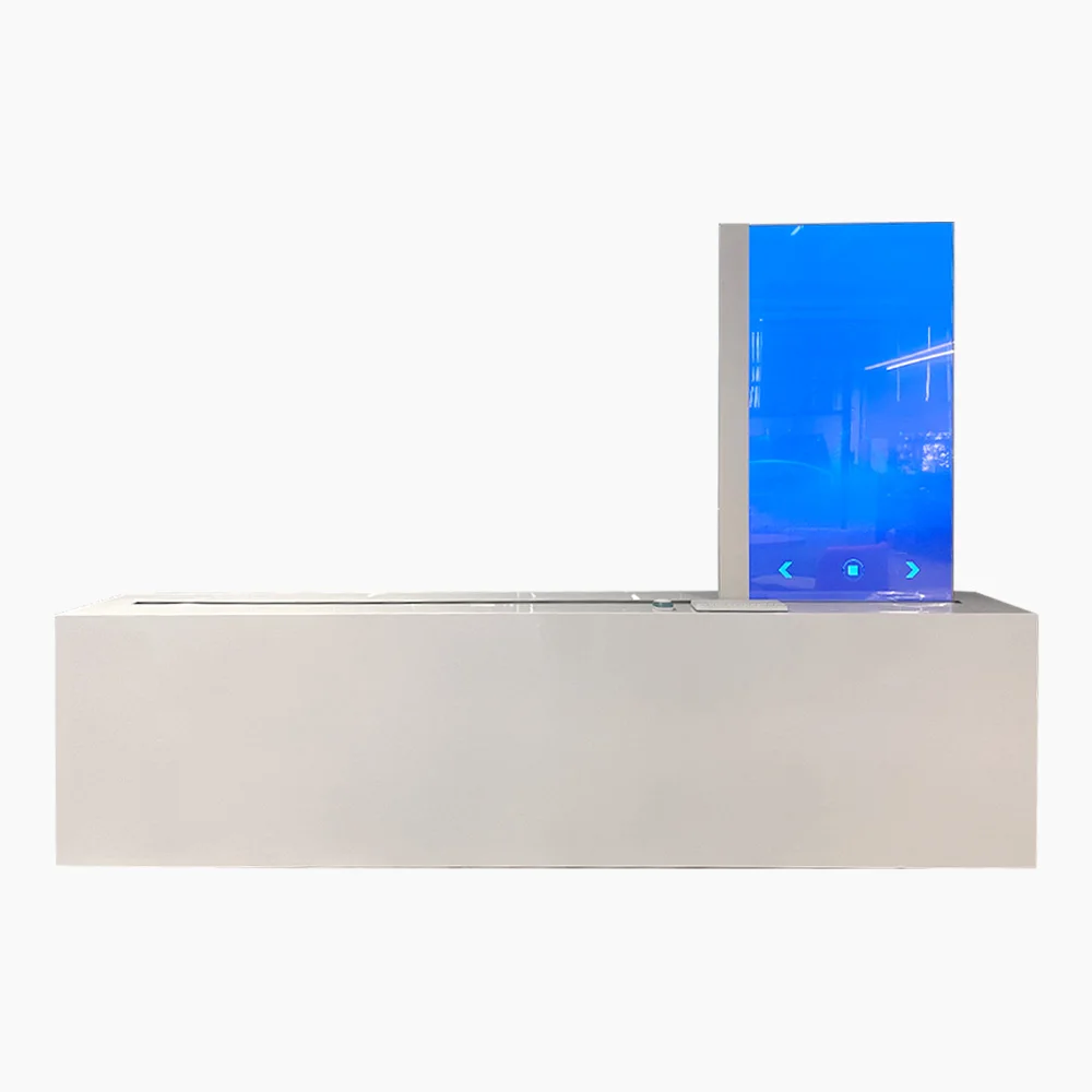 Digital Exhibition Hall Transparent Sliding Screen Track Screen OLED TV with Interactive Slide OLED Screen