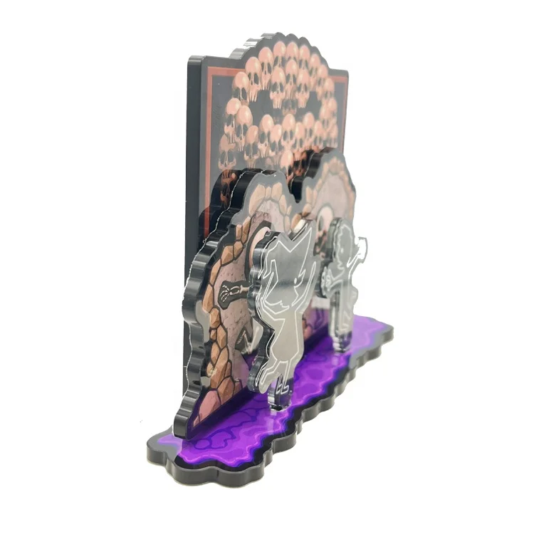 Oem Logo Ferris Wheel Custom Clear Acrylic Standee Wholesale Printing Cartoon Transparent Standee For Promotional