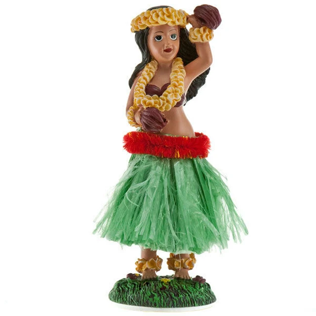 custom dashboard hula girl wholesale resin home decor dancing hula girl