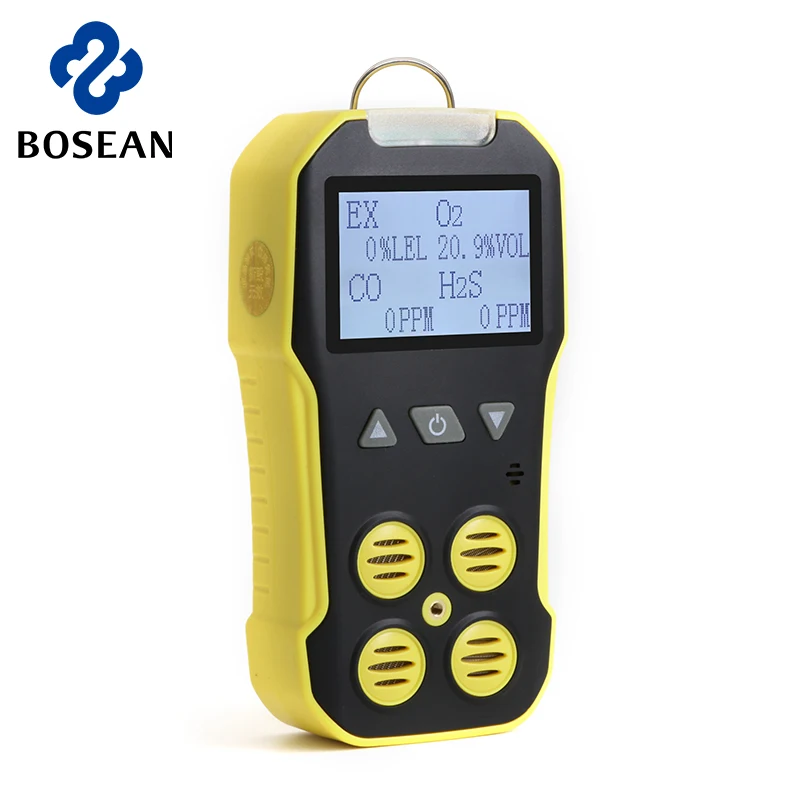 Rechargeable battery NO2nitrogen dioxide SO2 sulfur dioxide multi gas detection monitor