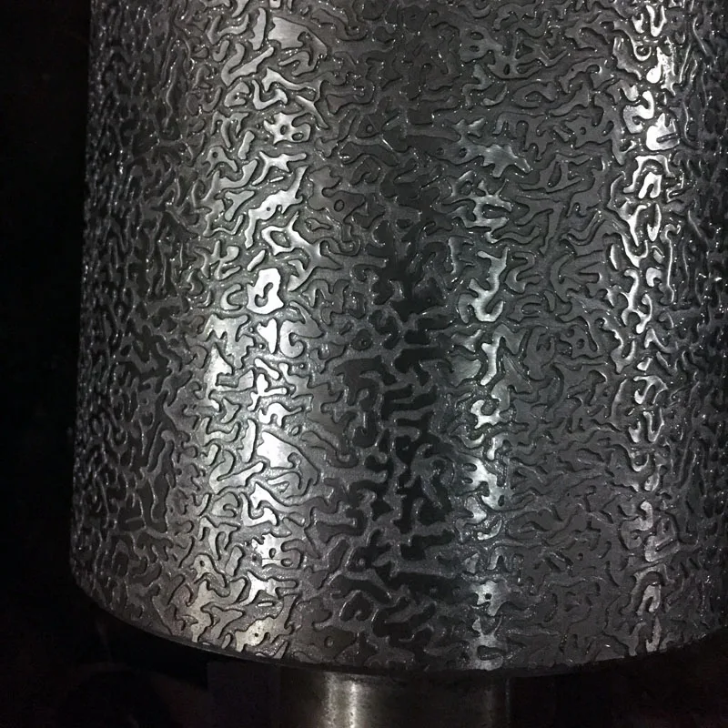 Aluminum foil paper embossing roller