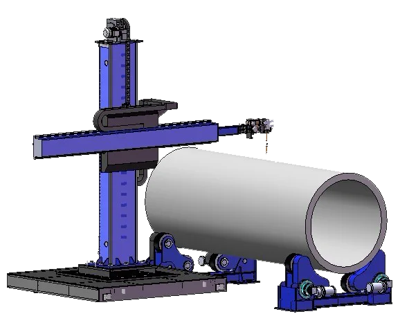 Automatic cylinder/tank/pipe welding manipulator