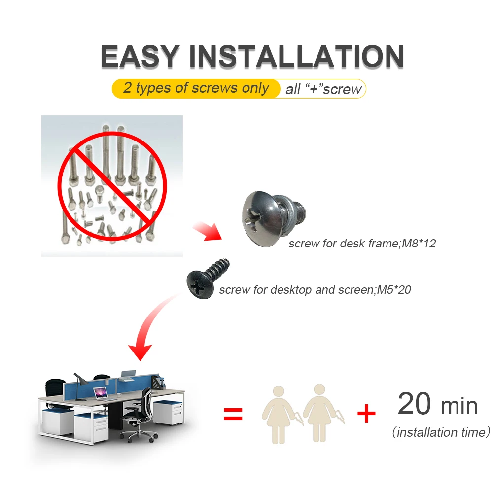 
China Manufacturer Modern Modular Office Furniture Workstation 4 Seater Office Workstation Desk 