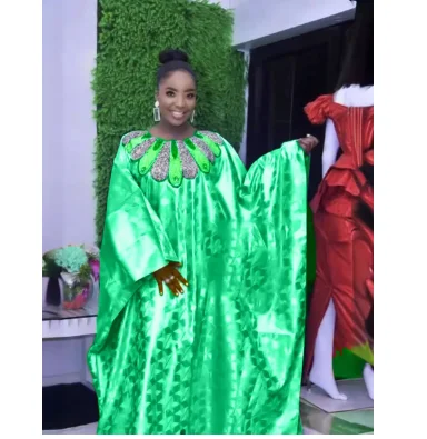 Женское мусульманское платье abayas свободное макси платье-кафтан расшитое бисером исламский халат Дубай