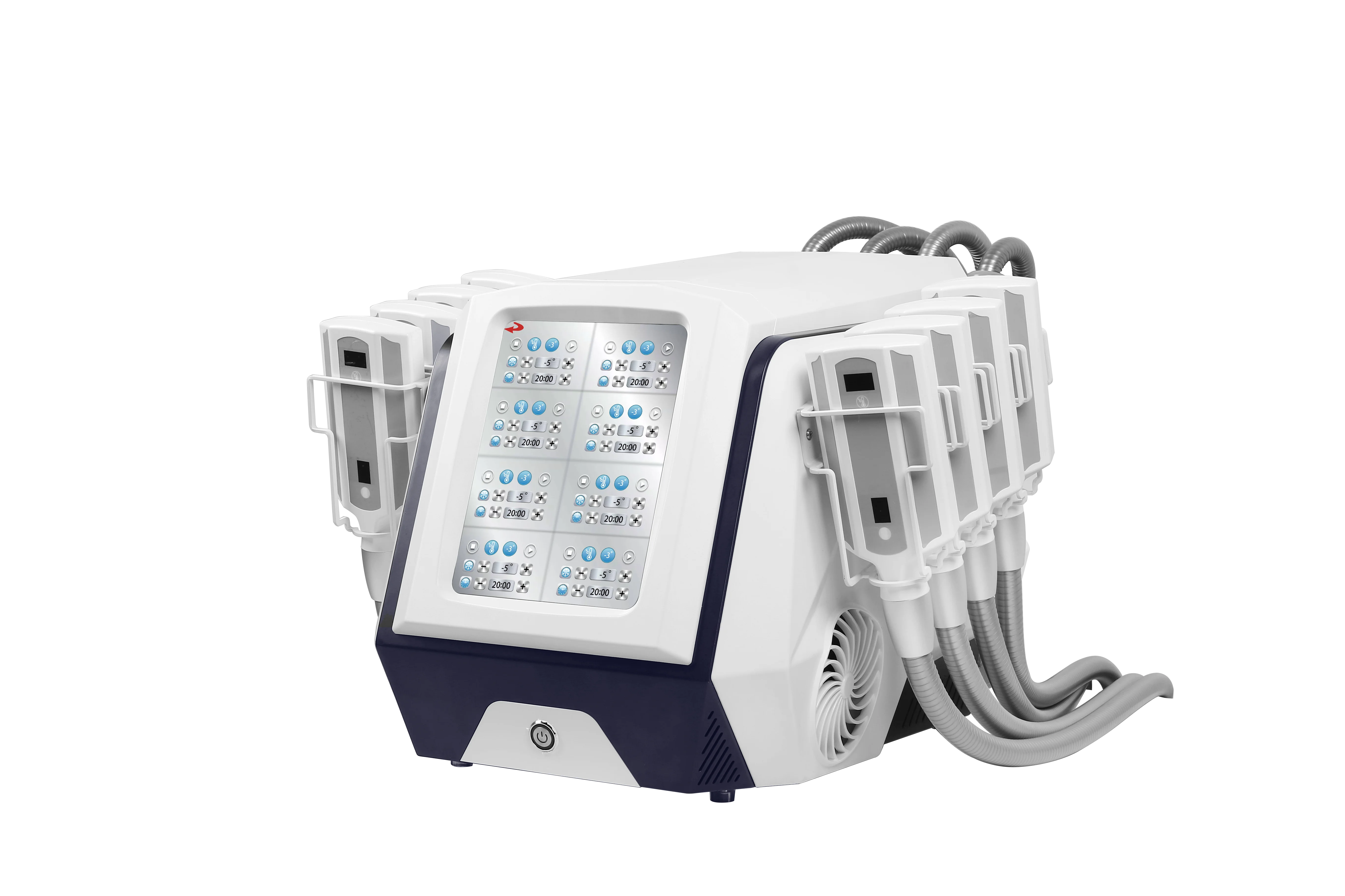 Hot Selling Vertical Body Slimming Machine Cryo Fat & Cellulite Removal PC Material Lipolysis & Weight Loss Double Folding Belly