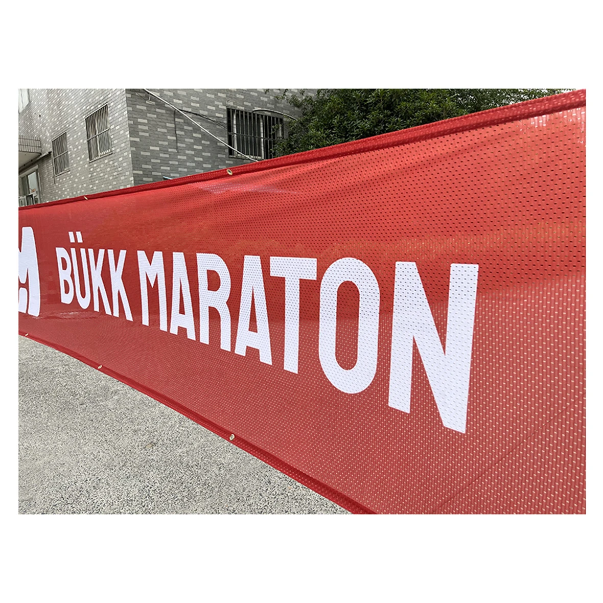 Cheap Fabric Airflow Mesh banner Anti-UV flex Promotion Sports Events Advertising Large PVC Vinyl mesh Banner Flag