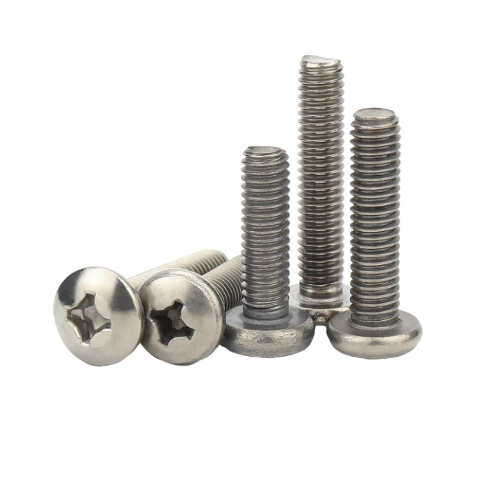 M2m2.5 flat head titanium screw matched with mini small size micro screw nut
