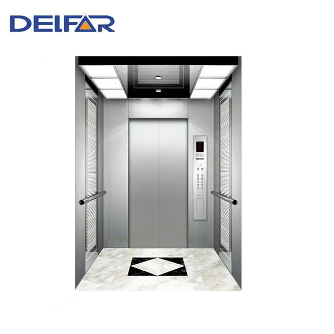 luxury decoration cabin office passenger elevator for 6 person