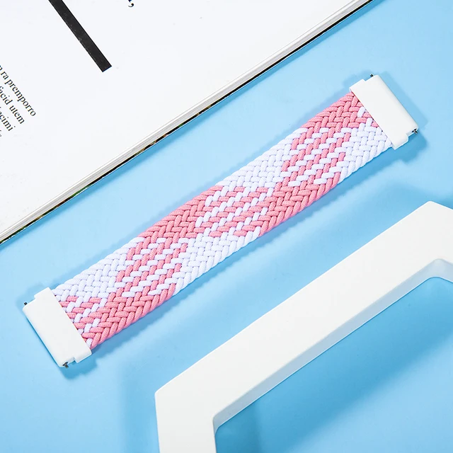 
Fashion Items woven strap elastic nylon bands For xiaomi haylou ls05 ls02 watch 