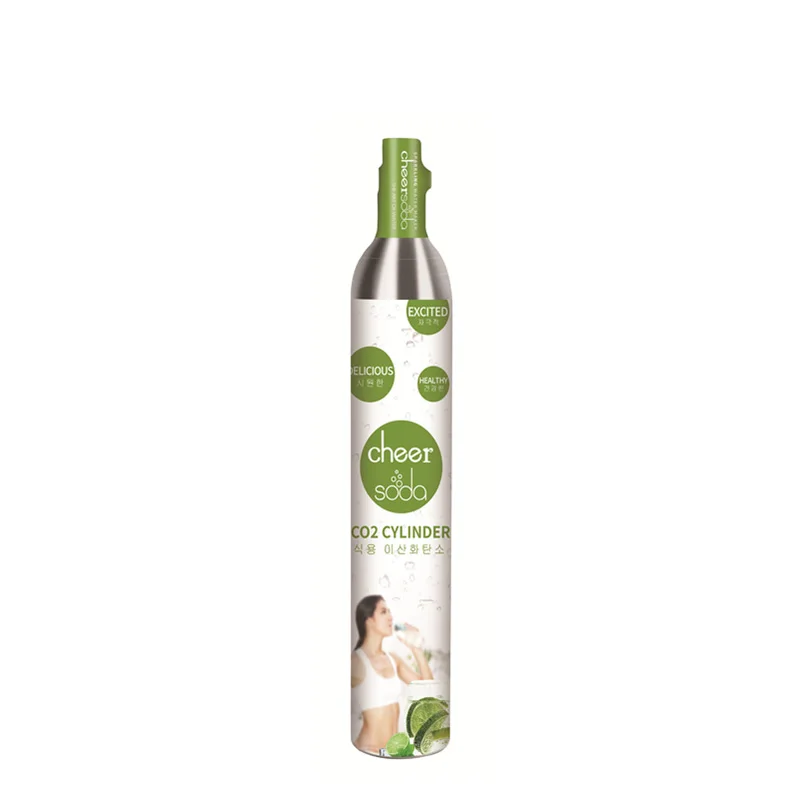 sodastream Refillable Gas Bottle 0.6 L Co2  360g aluminium alloy Cylinder For  Soda Water Maker Machine