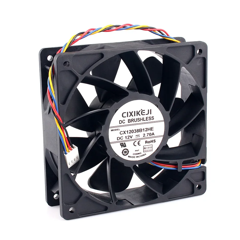 6000RPM Cooling Fan Replacement 4-pin Connector For Antmine  S7 S9 CPU cooler fan DC Brushless PC Computer Cooling Fan