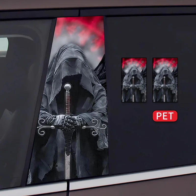 B Pillar Trim Cover Center Window Cover Car Window Molding Trim B-Pillars Sticker Vinyl Decals for Car Pillar B