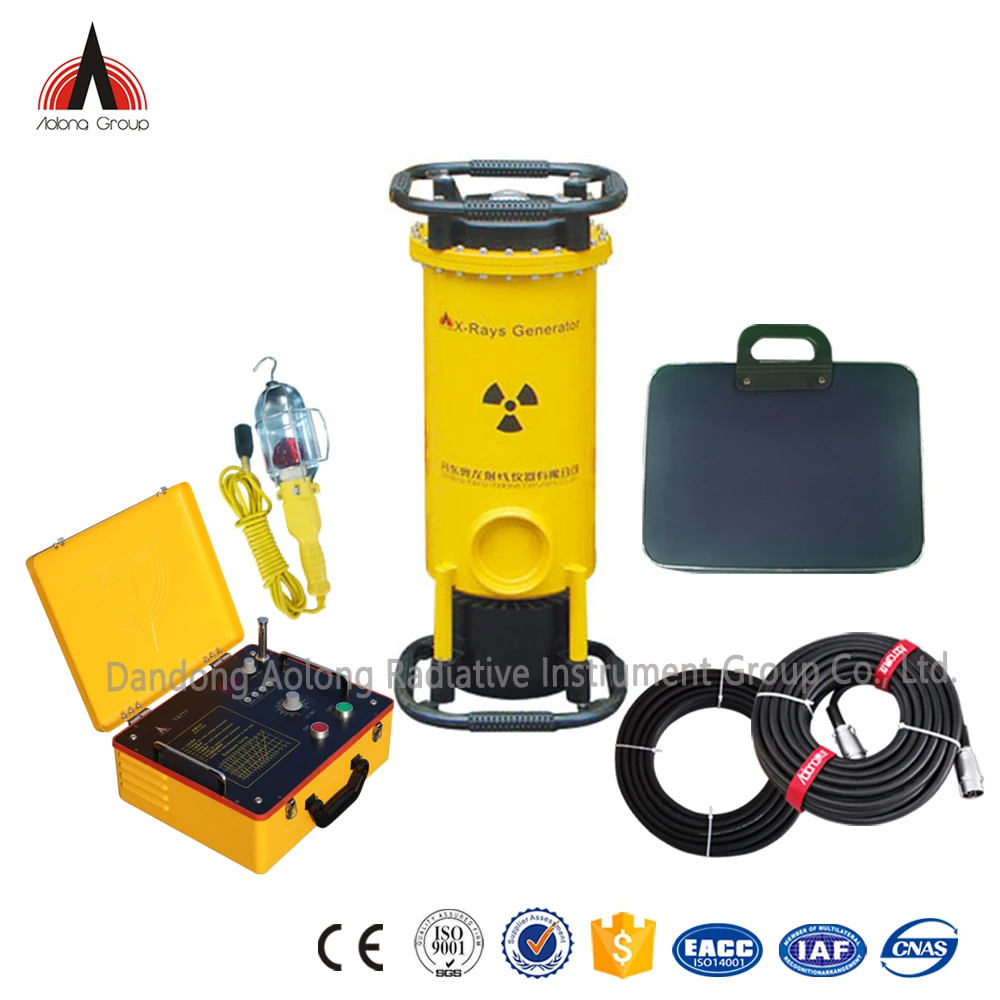Portable x-ray unit for welding test glass tube insert industrial machine Xray ndt