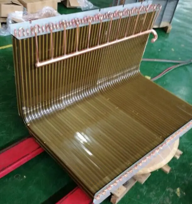 L Shaped Copper Evaporator Coil for Air-conditioning Spare Parts Vyparnik Tepelneho Cerpadla