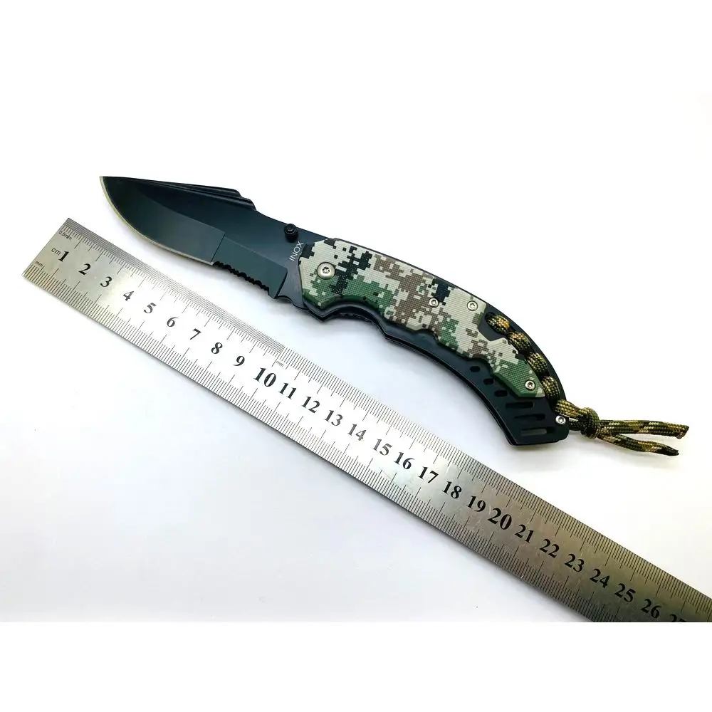 stainless steel material type utility outdoor camping survival folding pocket knives hunting knife blade blanks