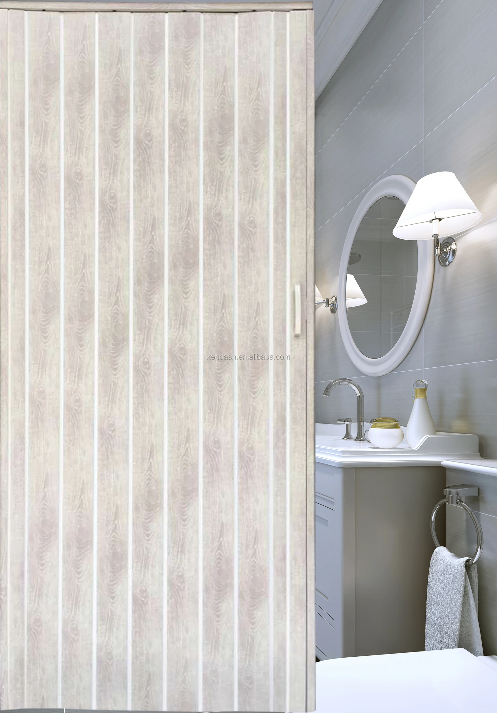 Professional china manufacturer plastic folding door pvc sliding doors