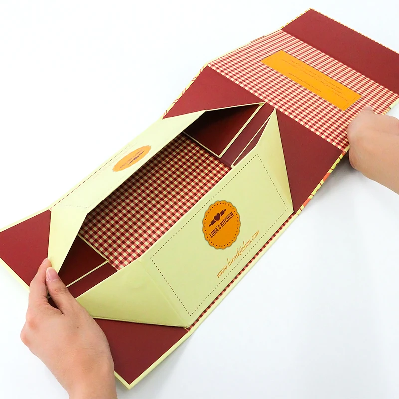Custom Logo Food Paper Packing Collapsible Closure Foldable Rigid Cardboard Gift Box Magnetic Folding Packaging Boxes