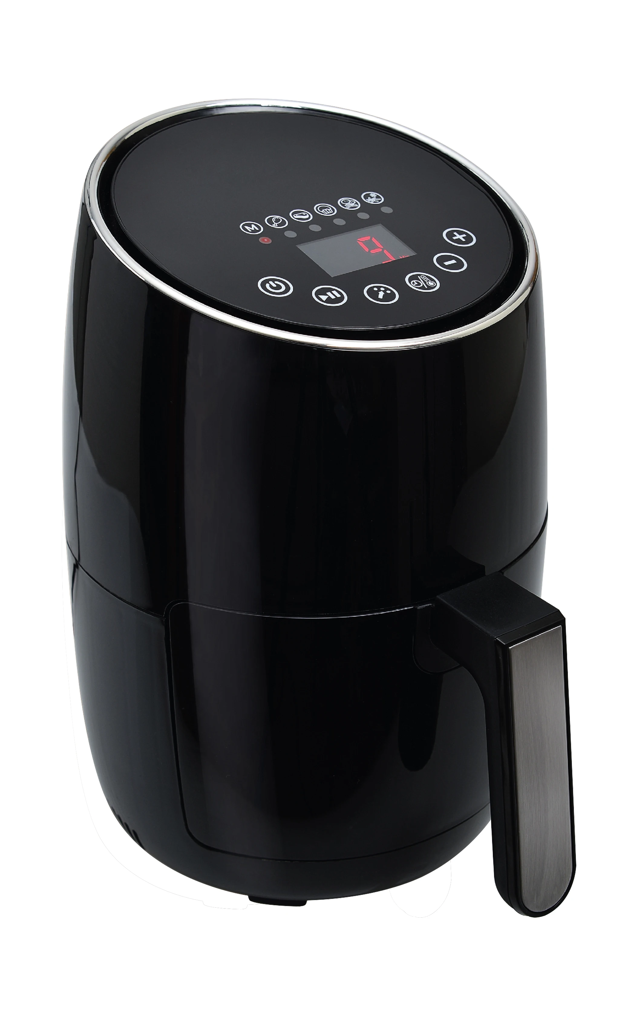 And Kitchen Smart Appliances 1200W Digital Control Air Fryer Oem Air Fryer Electric PTFE Round 2023 Best Selling Household Home