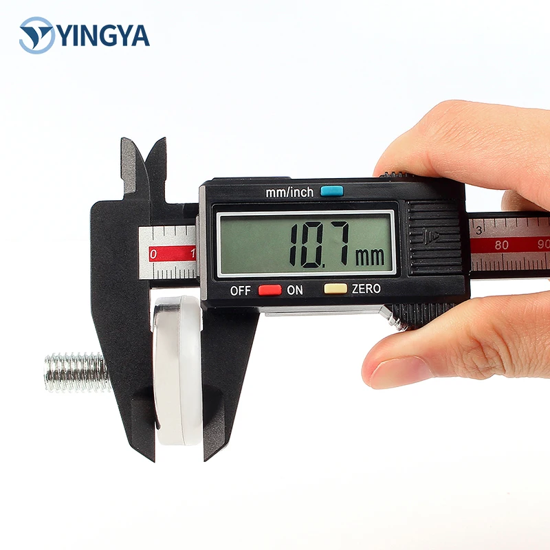 35mm Plastic Furniture Legs with M8 x 25mm Thread Screw Adjustable Glide Leveling Foot