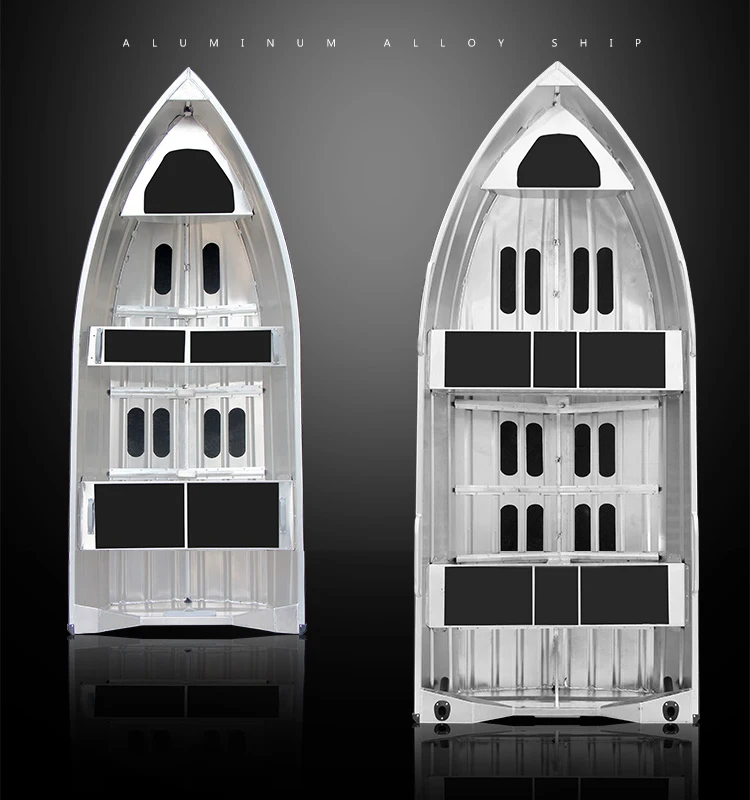 Fishing Boat for Sale Small Aluminum Customizable Ocean Craft Aluminum Deep V Bottom 10ft Aluminum 5083 Petrol / Gasoline 19 in