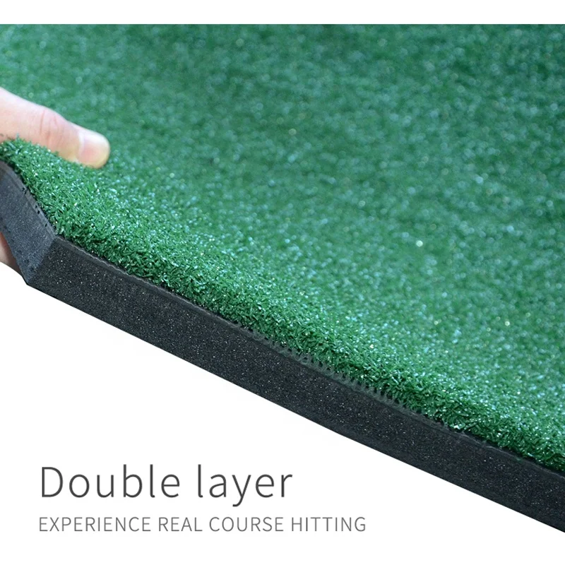 High Quality 2 Layer Golf Driving Range Hitting Mat For Golfing Practice
