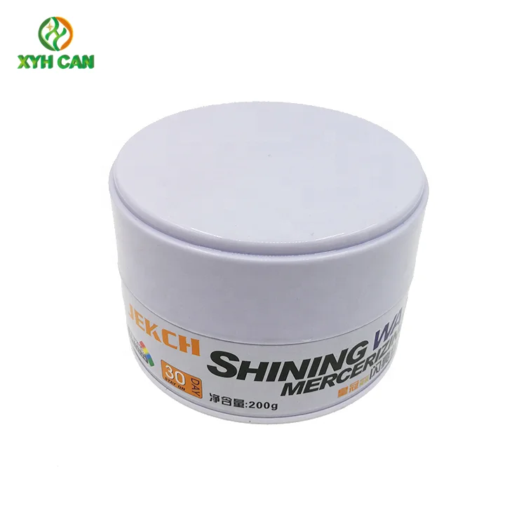 Car Wax Tin Cans Packing Factory metal container with lid