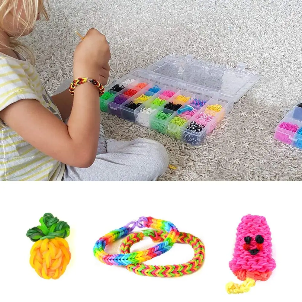 mini interesting Color Elastic Children Girl knit Natural High MOQ Custom hair handwork Factory Wholesale rubber band