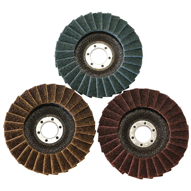 Non-woven Surface Conditioning Flap Disc Used for Metal Polishing Grinding