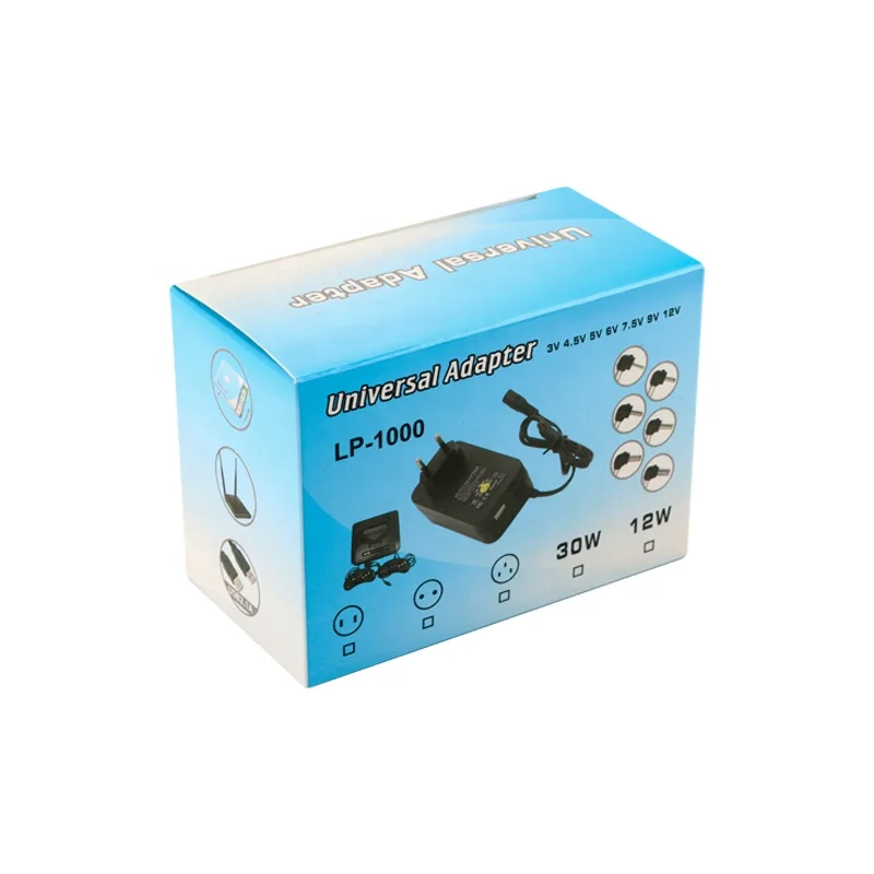 3V 4.5V 5V 6V 7.5V 9V 12V with 5V 2A USB 30W Multi Voltage Tip Adjustable Power Adapter Universal