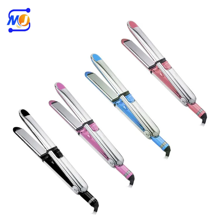 Zkagile Professional Flat Iron Protein Hair Straightener Patented Steam Style Hair Straightener Million Anion