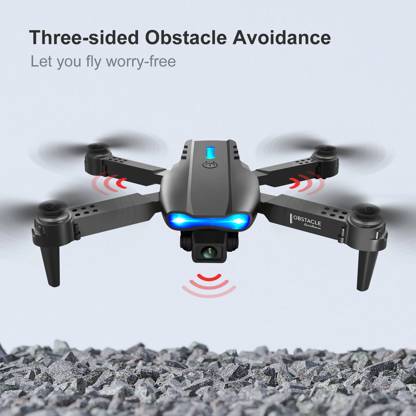 E99 MAX K3 Pro Drone Professional Quadcopter Obstacle Avoidance Drones RC Helicopters 4K Dual Camera Remote Control Toys