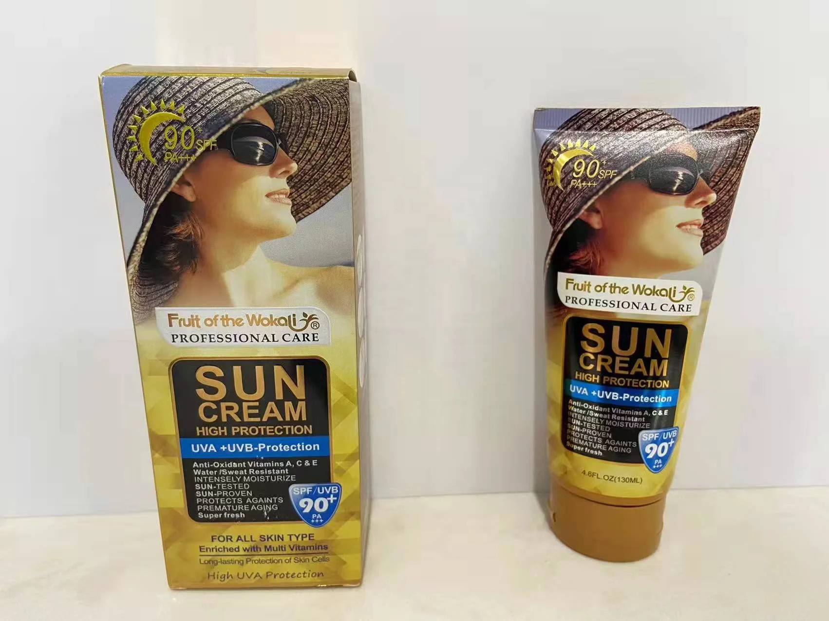 Wokali Sunblock Cream SPF60 HIGH UVA/UVB Protection of Sun protecting, Skin lightening & Smoothing Function