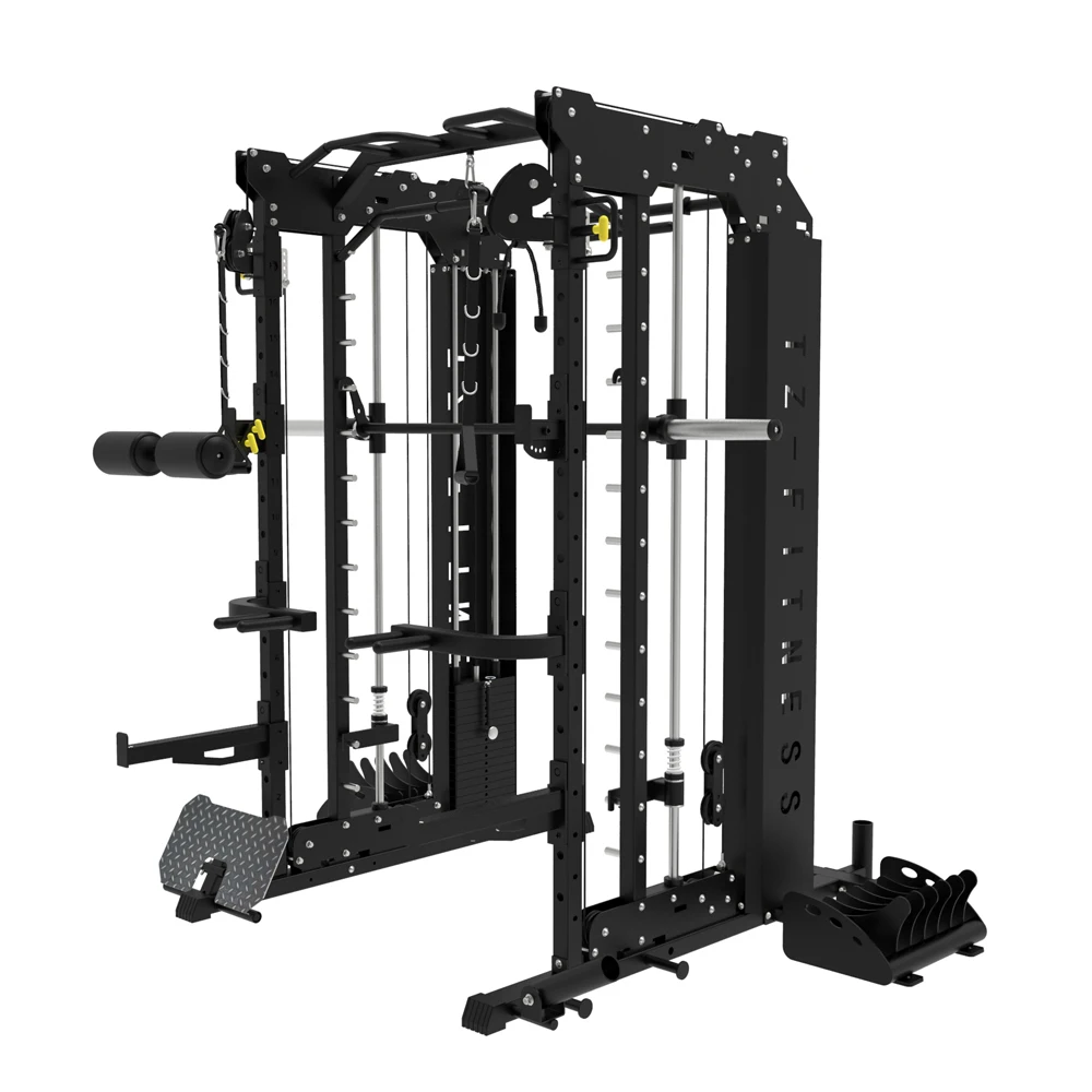 Commercial Cable Crossover Multi-functional Squat Rack And Weight Lifting Training Gym Smith Machine