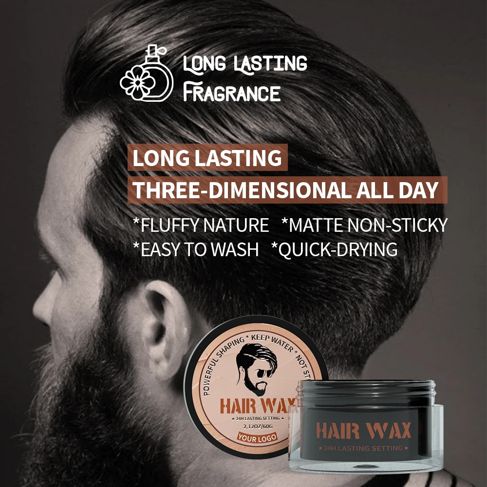 Good Quality Private Label Hair Wax & Clay for Factory Directly Supply Removal Hair Wax Men for Wholesale Hair Clay