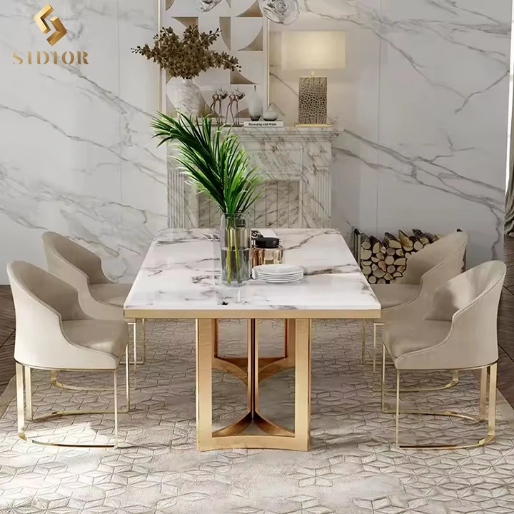 luxury modern marble top dining table set luxury 6 seater for 8 for 6 4 chairs dining room furniture table set 8 chairs
