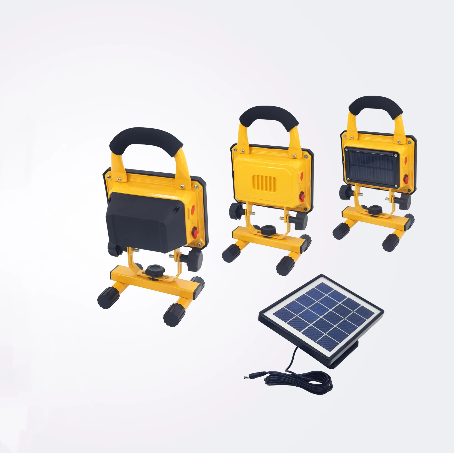 GoodLighting high bright smd emergency 10w 20w 30w 50W ip65 camping floodlight battery led worklight rechargeable