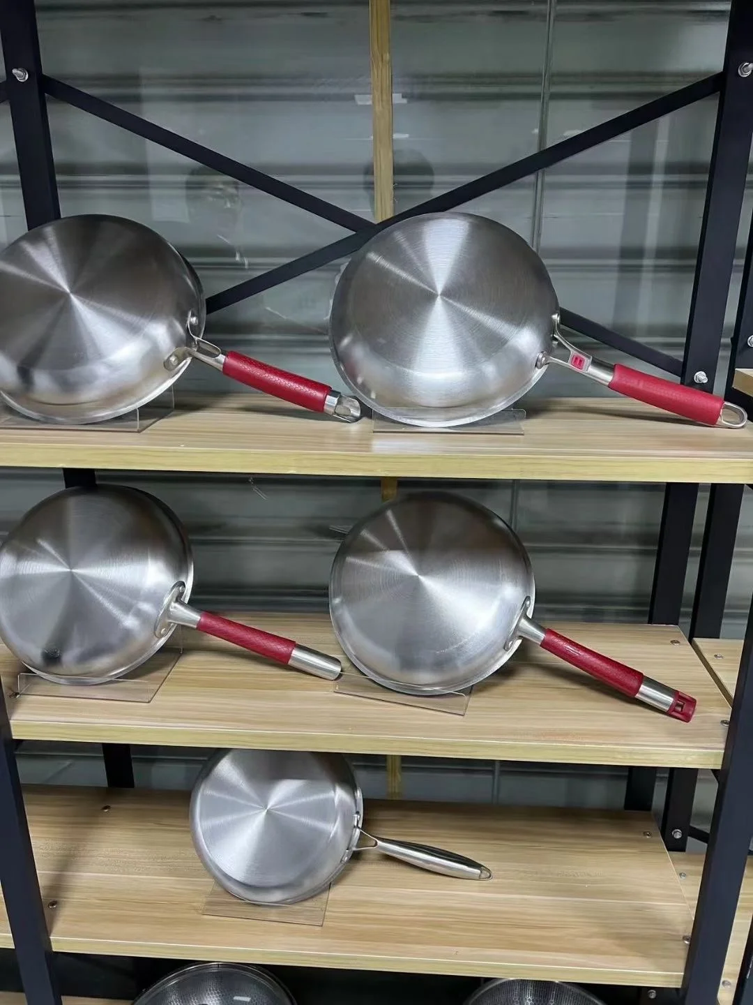 Hot Seller Hexclad Hybrid Cookware Ceramic Coating Cooking Pans Honeycomb Non-stick Frying Pan Multi Specification Choose