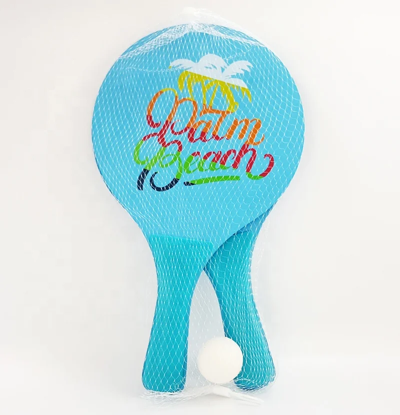 Promotional Quality Regular Beach Playing Wooden Rackets for sales