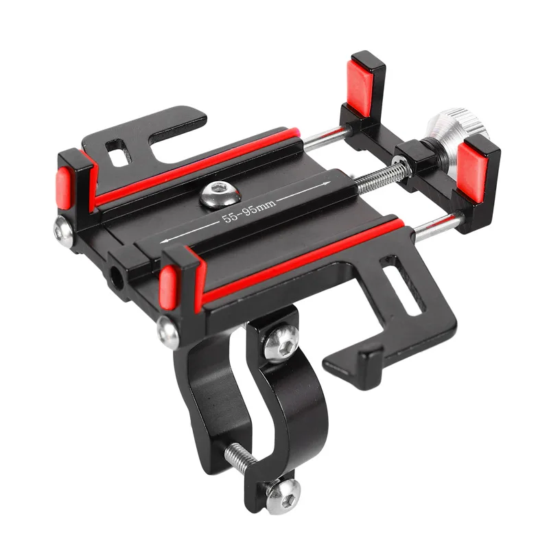 Motorcycle Electric Bicycle Phone Holder Smartphone CNC Aluminum Alloy Bracket Five Claws Mechanical Bike Phone Holder
