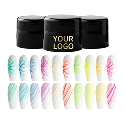 Glow in the dark nail gel polish luminous gel glue professional neon gel polish