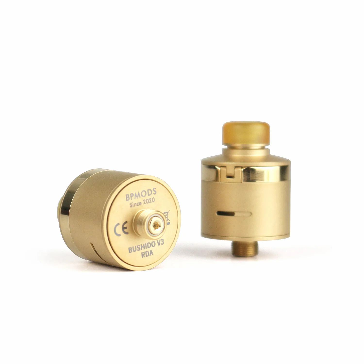 Manufacturers Direct Sale Pressure Sensor BP ATOMIZER Electronic Cigarettes BUSHIDO V3 RDA - 24K GOLD Plated