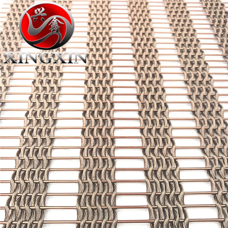 stainless steel facade mesh decorative cable architectural woven spiral metal mesh for building cladding (22).JPG