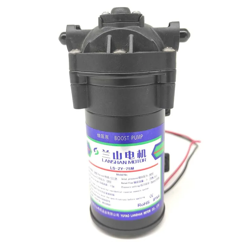 kitchen use metal body 75 gpd ro water purifier self-suction pump