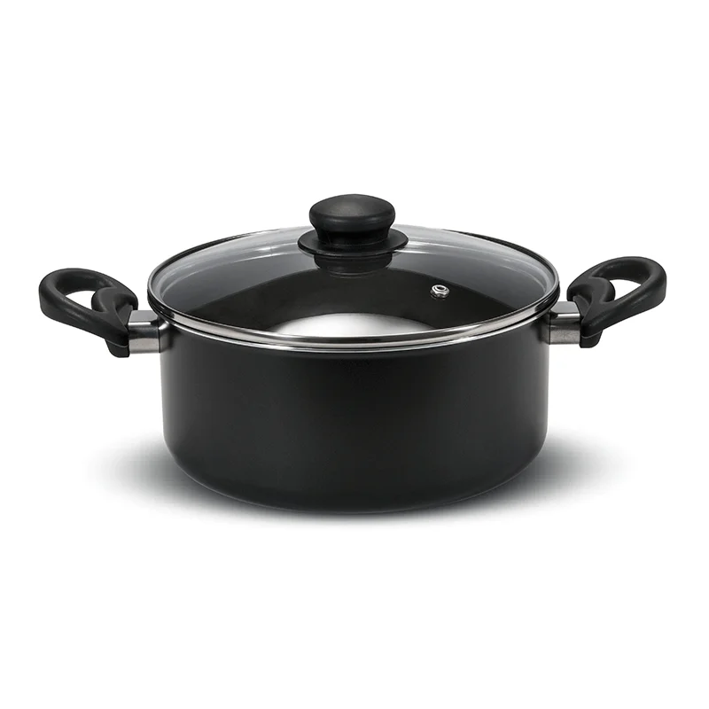 Household Modern Cookware 22cm Dishes Grande Hot Pot Casserole With Lid
